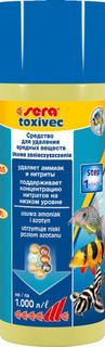 Грунты, декор, средства и инвентарь для аквариумов Кондиционер для воды SERA Toxivec 250мл