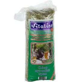 Наполнители, сено, опилки Сено Vitaline Сбор луговых трав для грызунов 14,7 л