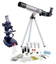 Набор для творчества Набор научный Edu-toys микроскоп и телескоп