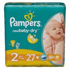 Детские подгузники Подгузники Pampers 2 3-6кг 27 шт.