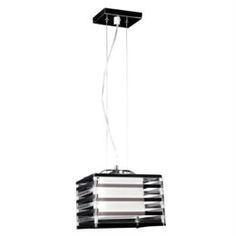 Настенно-потолочные светильники Светильник подвесной черный/белый акрил квадрат Cosma lighting