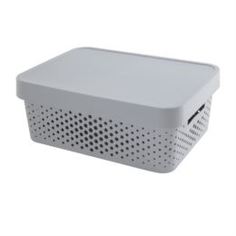 Емкости для хранения Коробка перфорированная с крышкой 11л Curver infinity