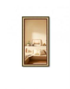 Зеркала Зеркало в багетной раме Gallery 33х63 см золото/красное дерево