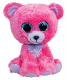 Мягкая игрушка Мишка LUMO Raspberry розовый 15 см