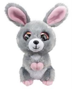 Мягкая игрушка Кролик LUMO Pupu серый 15 см