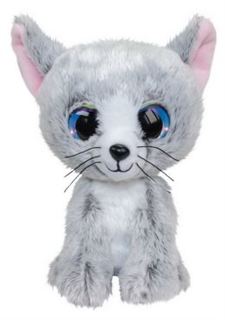 Мягкая игрушка Котенок LUMO Katti светло-серый 15 см