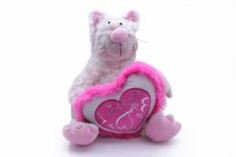 Мягкая игрушка Кошечка Magic Bear Toys Миа с сердцем 31 см