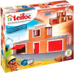 Набор игровой для мальчиков Игровой набор TEIFOC Пожарное депо TEI 4800