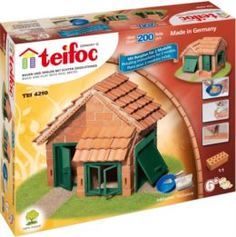 Набор игровой для мальчиков Игровой набор TEIFOC Дом с черепичной крышей TEI 4210