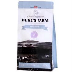 Сухой корм для собак Корм для собак Dukes Farm Сенситив, утка 2 кг