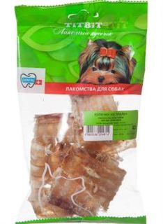 Лакомства для собак Лакомство TITBIT Колечки из трахеи 60 г