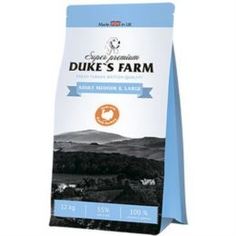 Сухой корм для собак Корм для собак Dukes Farm индейка 12 кг