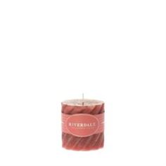 Свечи, подсвечники, аромалампы Свеча swirl розовая 7.5x7х7.5см Riverdale