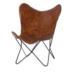 Диваны, кресла, кровати Кресло кожа Riverdale brooklyn декор коричневый 93 см