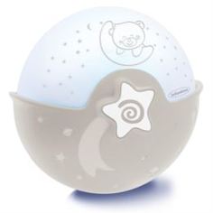 Игрушка для новорожденных Ночник-проектор Bkids серо-бежевый Infantino