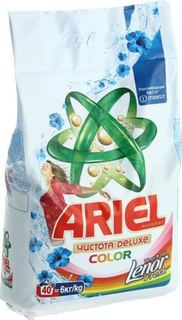 Средства для стирки и ухода за бельем Стиральный порошок Ariel 2в1 Color Lenor Effect автомат 6 кг
