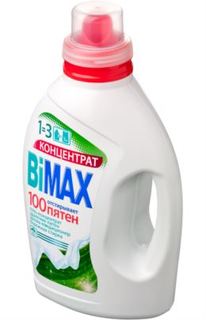 Средства для стирки и ухода за бельем Гель для стирки BiMax 100 пятен 1,5 кг