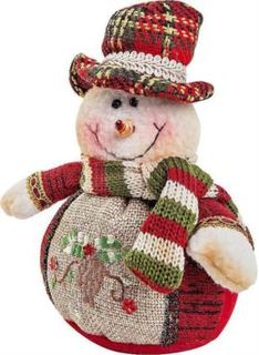 Мягкая игрушка Игрушка мягкая Mister Christmas Снеговик 12 см