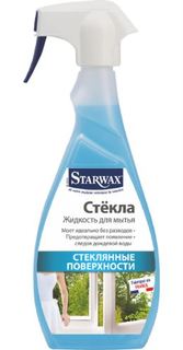 Средства для стекол и зеркал Средство Starwax для мытья стекол 500 мл