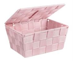 Емкости для хранения Органайзер для мелочей розовый 19х10х14 Wenko house adria