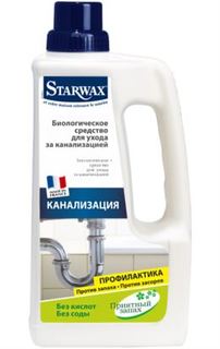 Средства для ванной и туалета Биологическое средство Starwax для ухода за канализацией 1 л