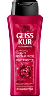 Средства по уходу за волосами Шампунь GLISS KUR Защита цвета и блеск 250 мл
