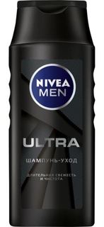 Средства по уходу за волосами Шампунь Nivea Men Ultra Длительная свежесть и чистота 400 мл