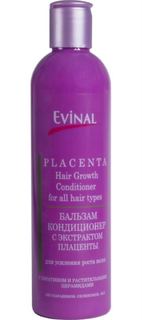Средства по уходу за волосами Бальзам-кондиционер Evinal С экстрактом плаценты для усиления роста 300 мл