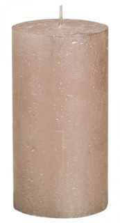 Свечи, подсвечники, аромалампы Свеча Bolsius rustic metal Rose Goud 13х6.8 см