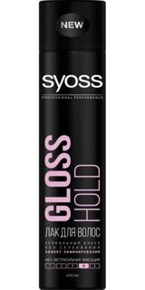 Средства по уходу за волосами Лак для волос Syoss Gloss Hold Экстрасильная фиксация 400 мл