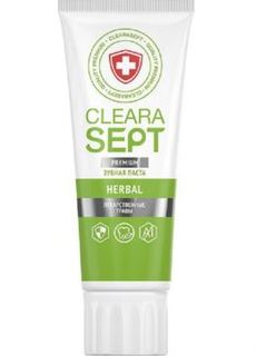 Средства по уходу за полостью рта Зубная паста ClearaSept Herbal 75мл