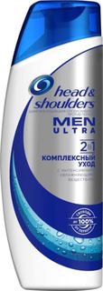 Средства по уходу за волосами Шампунь и бальзам-ополаскиватель Head & Shoulders Men Ultra 2 в 1 Комплексный уход 200 мл