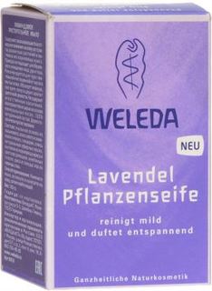 Средства по уходу за телом Мыло Weleda Лавандовое растительное 100 г