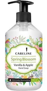 Средства по уходу за телом Мыло жидкое для рук Careline Весенние цветы с ароматом ванили и яблока 500 мл