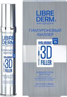 Уход за кожей лица Крем для лица Librederm Anti-Aging Гиалуроновый 3D филлер дневной 30 мл