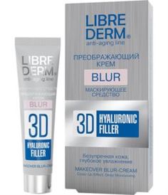 Уход за кожей лица Крем для лица Librederm 3D Гиалуроновый Филлер BLUR преображающий 15 мл