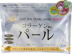 Уход за кожей лица Тканевая маска Japan Gals С экстрактом жемчуга 30 шт