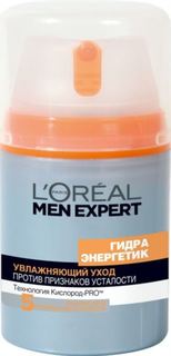 Уход за кожей лица Увлажняющий крем-уход LOreal Paris Men Expert Hydra Power против признаков усталости 50мл LOreal