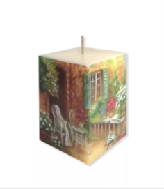 Свечи, подсвечники, аромалампы Свеча Свечной Двор Летняя веранда 7.5х7.5х11 см