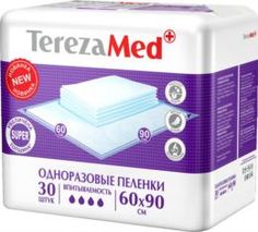 Средства личной гигиены Пеленки одноразовые TerezaMed Super 60x90 см 30 шт