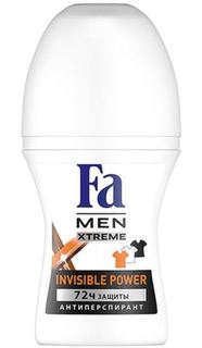 Средства по уходу за телом Дезодорант шариковый Fa Men Xtreme Invisible Сила против пятен 50 мл