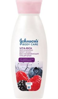 Средства по уходу за телом Гель для душа Johnsons Body Care Vita-Rich Восстанавливающий с экстрактом малины 250 мл Johnsons