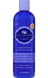 Средства по уходу за волосами Кондиционер Hask Blonde Care Conditioner с экстрактом голубой ромашки и аргановым маслом для светлых волос, 355 мл