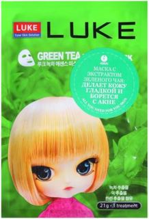 Уход за кожей лица Маска для лица Luke Green Tea Essence Mask 21 г