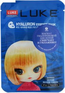 Уход за кожей лица Маска для лица Luke Hyaluron Essence Mask с гиалуроновой кислотой, 21 г