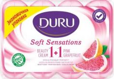 Средства по уходу за телом Крем-мыло Duru Soft Sensations Грейпфрут 4x90 г