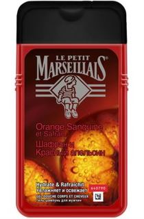 Средства по уходу за телом Гель-шампунь Le Petit Marseillais 3в1 Шафран и Красный апельсин 250 мл