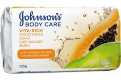 Средства по уходу за телом Мыло Johnsons Body Care Vita Rich Смягчающее с экстрактом папайи 125 г Johnsons