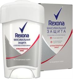 Средства по уходу за телом Антиперспирант крем Rexona Максимальная защита Антибактериальный эффект 45 мл