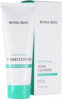 Уход за кожей лица Очищающая пенка для умывания с коллагеном Royal Skin Purifying Foam Cleanser 150 мл